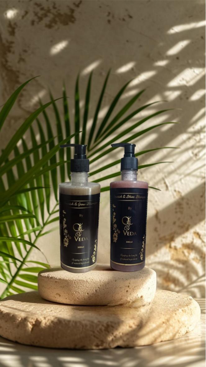 Nourish & Shine Shampoo  and Nourish & Grow Shampoo  combo